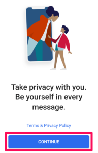 Signal App Privacy Policy & Terms conditions for Android