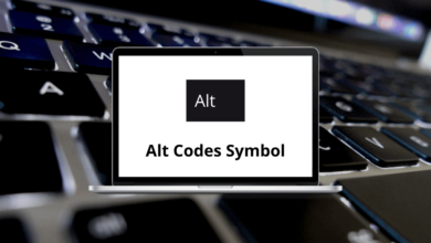 Alt Codes Symbol