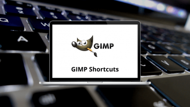 GIMP Shortcuts for Windows & Mac