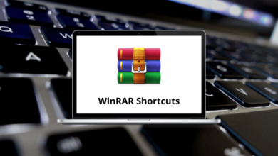 WinRAR Shortcuts