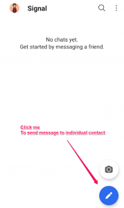 send messages to individual contact