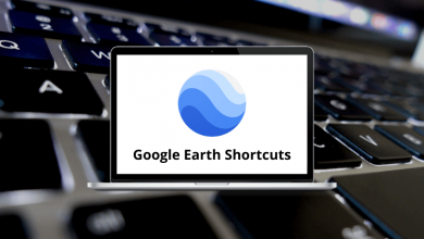 Google Earth Shortcuts