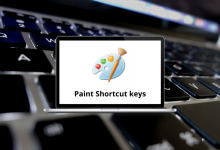 MS Paint Shortcut keys