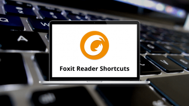 Foxit Reader Shortcuts