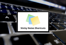Sticky Notes Shortcuts