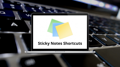 Sticky Notes Shortcuts