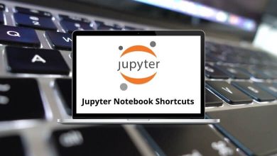 Jupyter Notebook Shortcuts