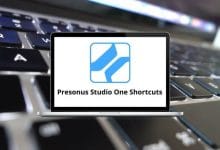 Presonus Studio One Shortcuts