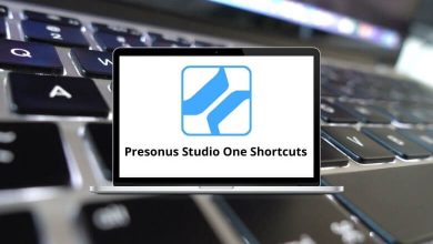 Presonus Studio One Shortcuts