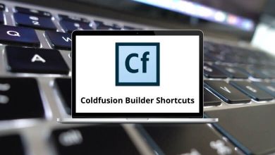 Adobe Coldfusion Builder Shortcuts