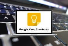Google Keep Shortcuts