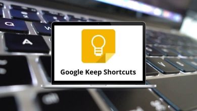 Google Keep Shortcuts