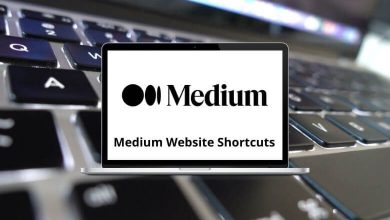 Medium Website Shortcuts