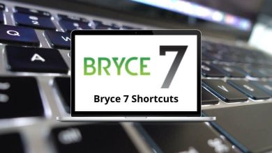 Bryce 7 Shortcuts