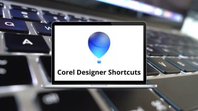 Corel Designer Shortcuts