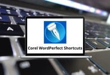 Corel WordPerfect Shortcuts