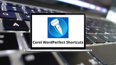 Corel WordPerfect Shortcuts