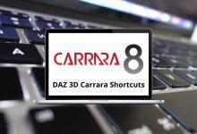 DAZ 3D Carrara Shortcuts