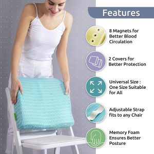 Health sense soft-spot BC21 orthopaedic backrest cushion with memory foam