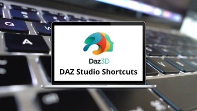 DAZ Studio Shortcuts