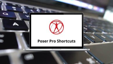 Poser Pro Shortcuts