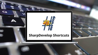 SharpDevelop Shortcuts