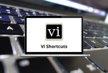 Vi Editor Shortcuts