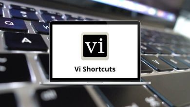 Vi Editor Shortcuts