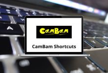CamBam Shortcuts