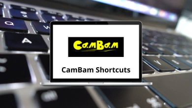 CamBam Shortcuts