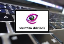Gwenview Shortcuts