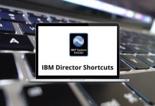 IBM Director Shortcuts