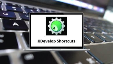 KDevelop Shortcuts