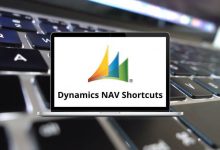 Dynamics NAV Shortcuts