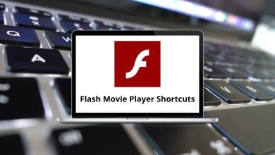 Flash Movie Player Shortcuts