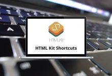 HTML Kit Shortcuts