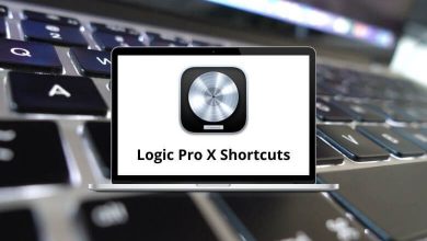 Logic Pro X Shortcuts