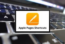 Apple Pages Shortcuts