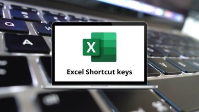Excel Shortcut keys