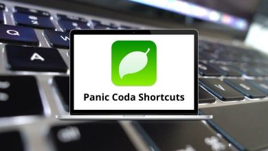 Panic Coda Shortcuts