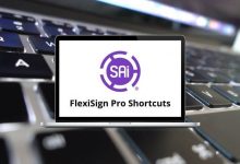 FlexiSign Pro Shortcuts