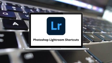 Photoshop Lightroom Shortcuts