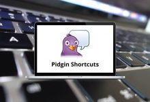 Pidgin Shortcuts