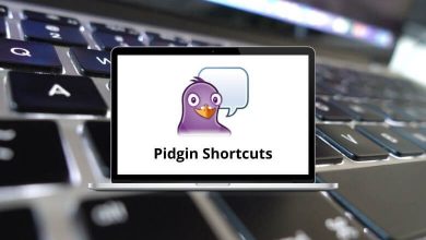 Pidgin Shortcuts