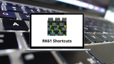 RK61 Shortcuts