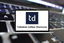 Talkdesk Callbar Shortcuts