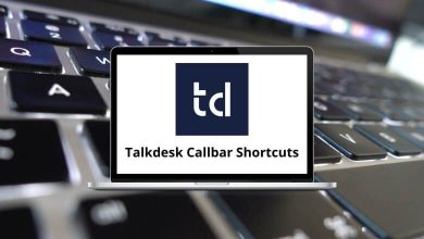 Talkdesk Callbar Shortcuts