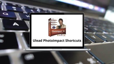 Ulead Photoimpact Shortcuts