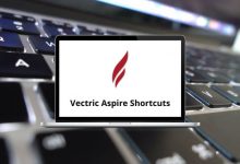 Vectric Aspire Shortcuts