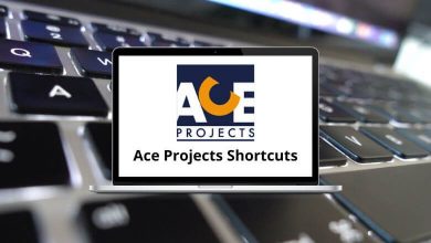 Ace Projects Shortcuts